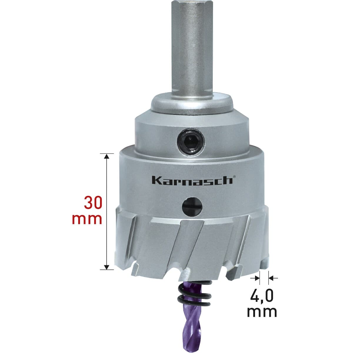 Твердосплавная коронка Karnasch Power-Max 30 Ø150х30 мм в сборе 20.1130-150