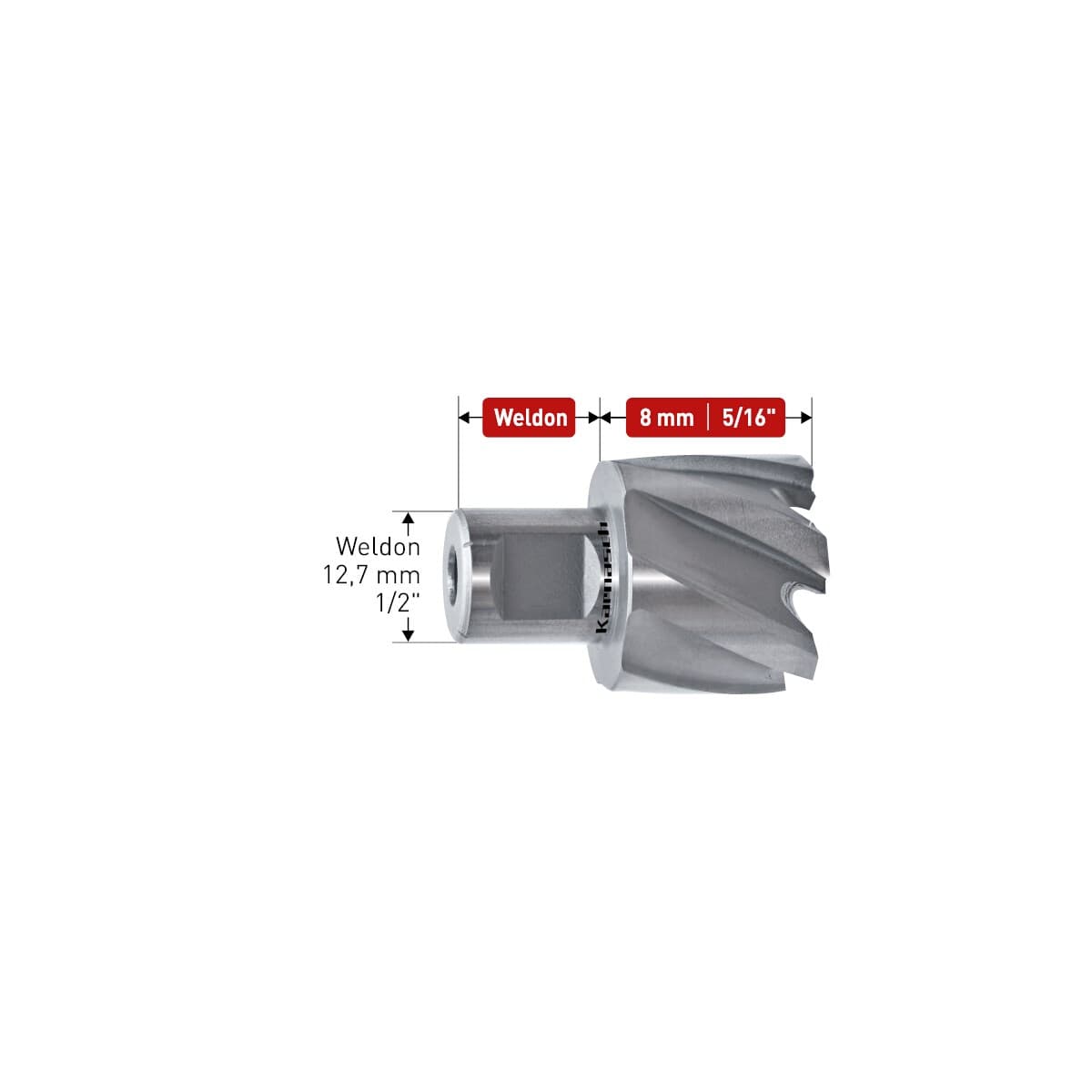 Корончатые сверла Karnasch MINI-LINE Ø25х8 мм 20.1230-025