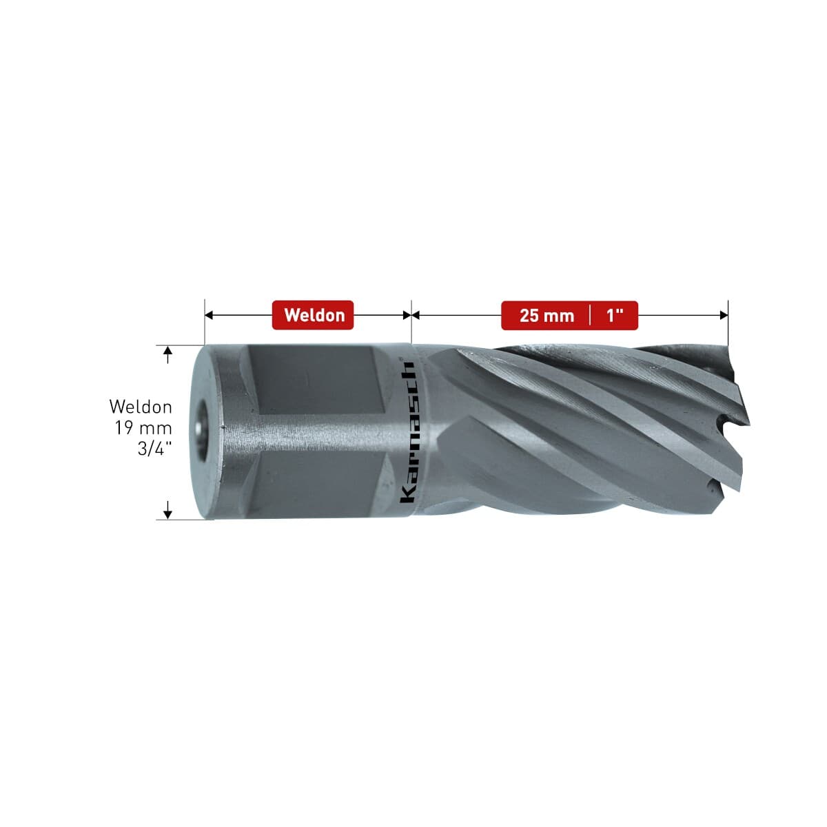 Корончатые сверла Karnasch SILVER-LINE Ø60х25 мм 20.1255-060